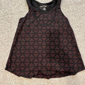 Latched Mama nursing tank black and rose